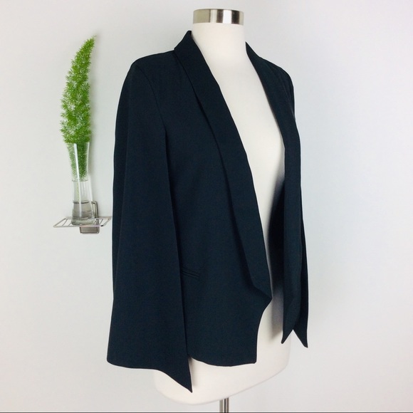 Hot & Delicious Jackets & Blazers - Hot & Delicious Stylish Poncho Style Open Blazer S